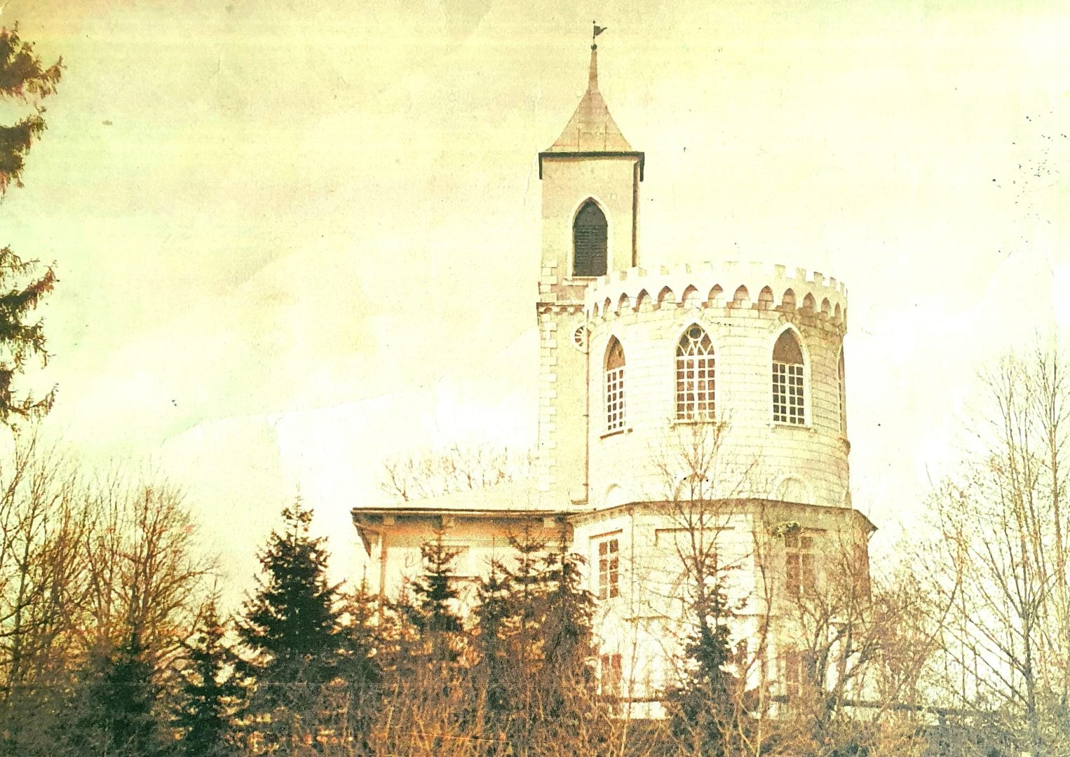 Skarbka Castle in Rozhniativ - original appearance. 