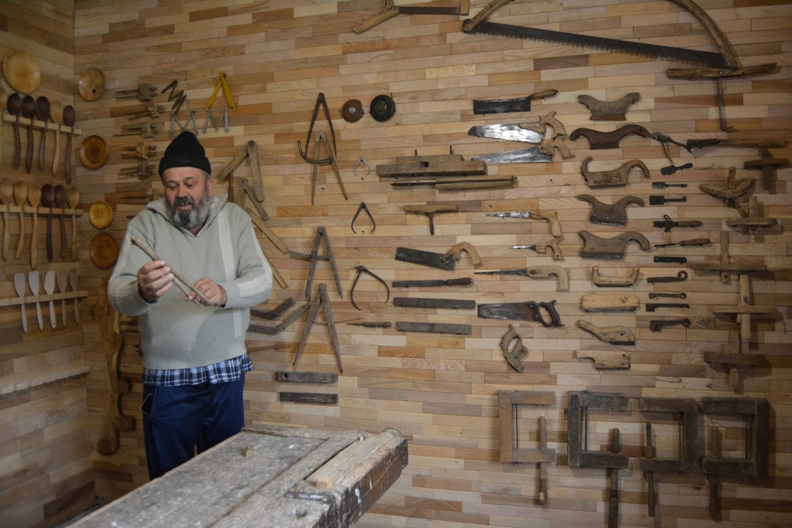 Anatolii Lukianchyn in the Manufactory Museum