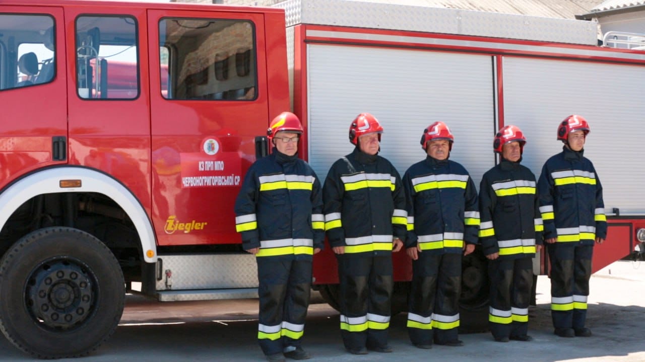 Opening of the fire-rescue unit