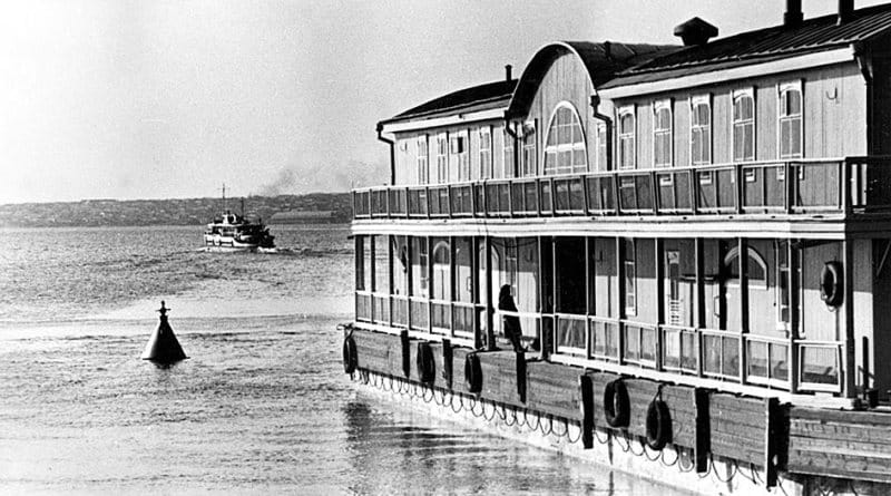 The pier of the town of Kakhovka