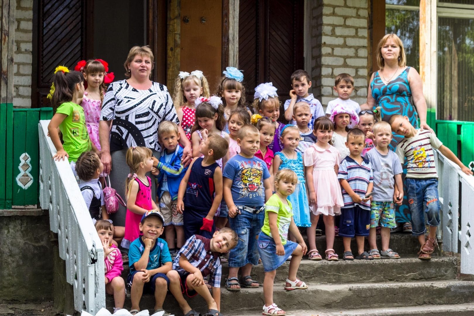 The building of Romashka preschool before the full-scale russian invasion