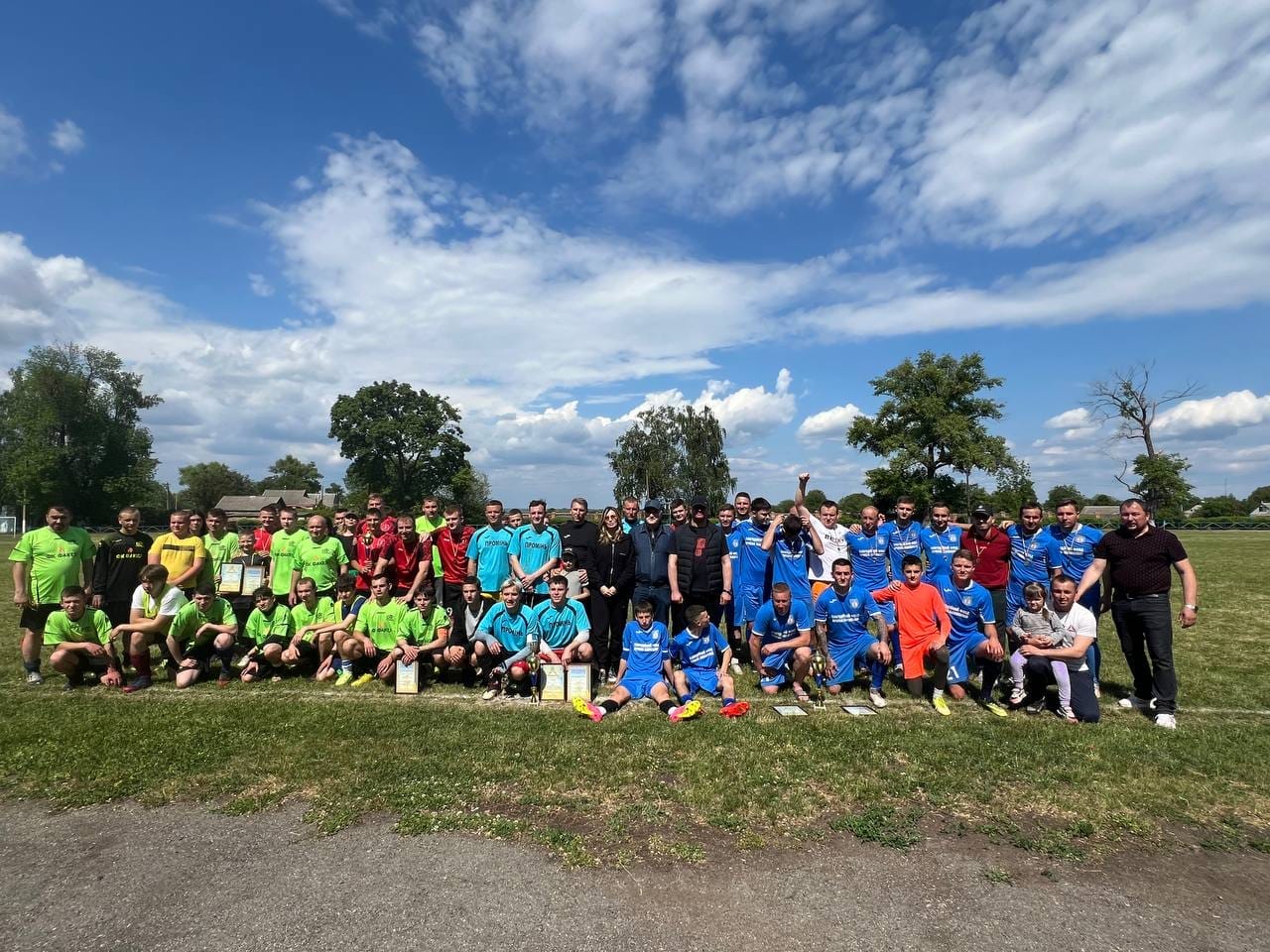 Participants of the football tournament