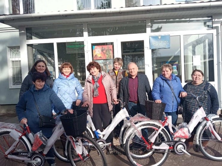 Delivery of bicycles to the Center’s employees