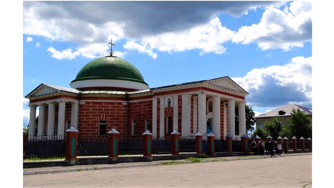 The Church of the Transfiguration of the Savior in the settlement of Liubech, built in 1817