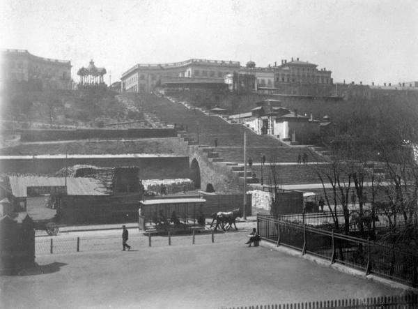 The Potemkin Stairs in 1870s