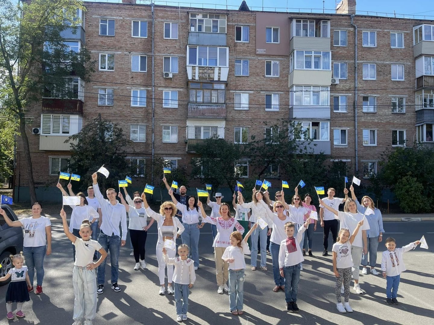 Flash mob for Defenders' Day