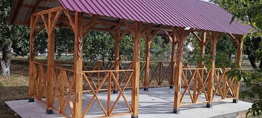 A gazebo at Lyceum No. 2