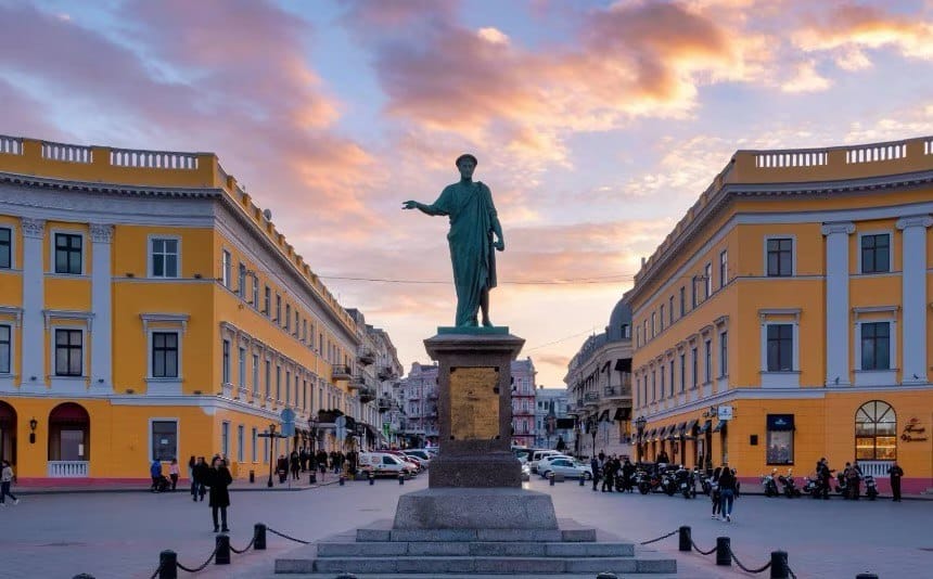 The ensemble of Prymorskyi Boulevard, included in the list of UNESCO World Heritage Sites