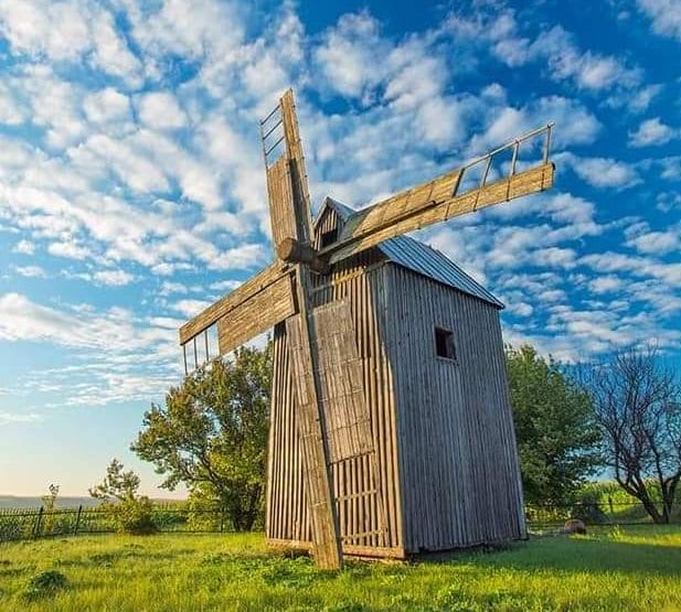  Wooden windmill