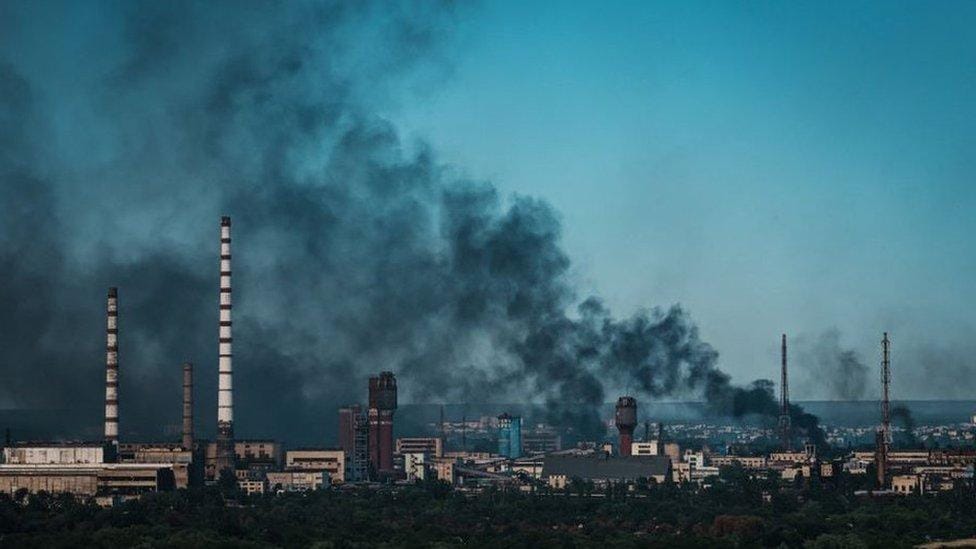 Severodonetsk after russian shelling