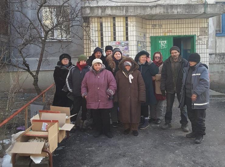 Humanitarian aid to residents of Severodonetsk, March 2022