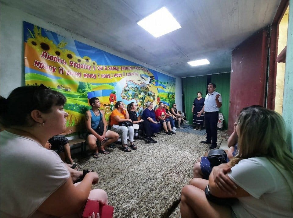 Shelter in the Lyceum of the village of Matroska