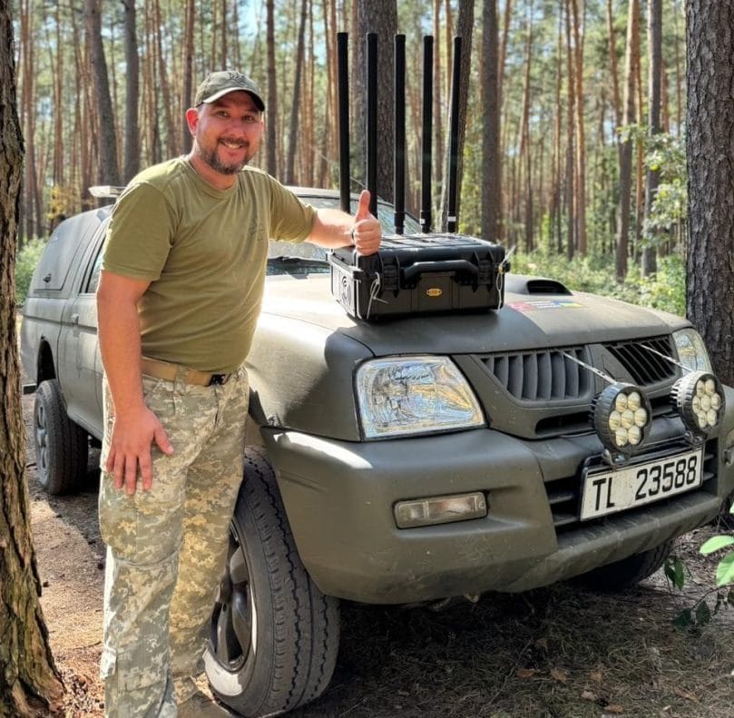 A car purchased and handed over to a fellow soldier 