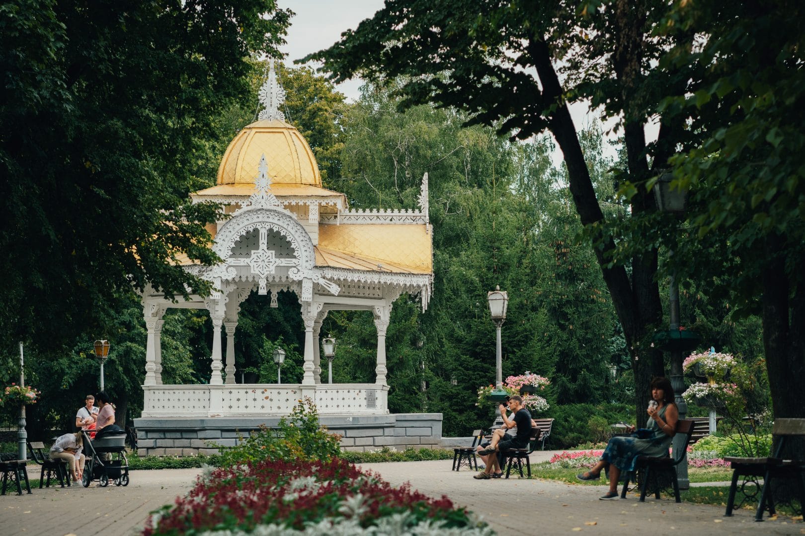 Gazebo — a symbol of the city of Sumy