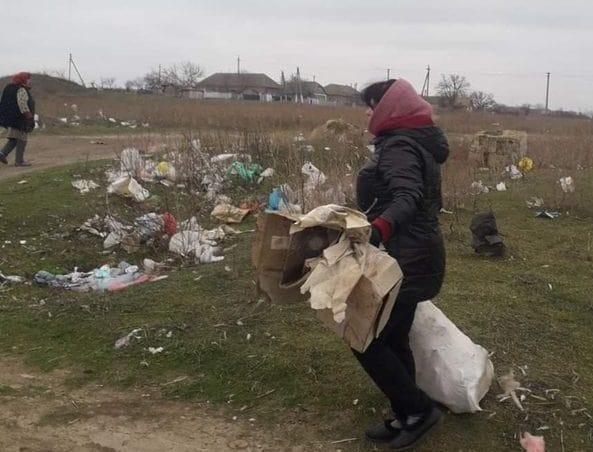 Land clearing works in the community's population centers