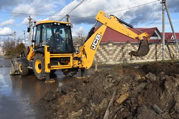 Modern universal backhoe loader JSB SITEMASTER