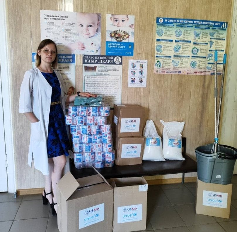 Humanitarian aid for educational and medical institutions from UNICEF Ukraine