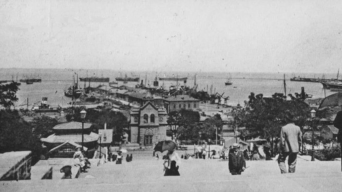 Odesa Sea Port in the early 20th century