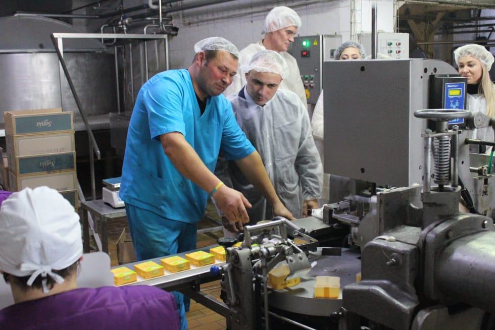 Workshop of the Rozhyshche Cheese Factory