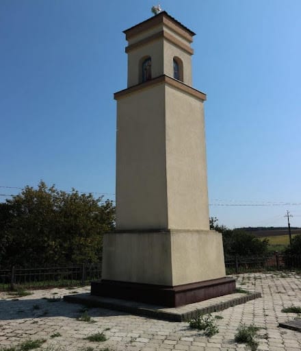 Brick building of the village of Krupa