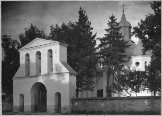Photo of the Roman Catholic Church of St. Joseph in Volodymyrets, destroyed in 1966