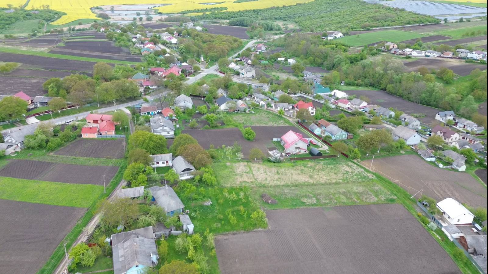 Verbivtsi village from a bird's eye view