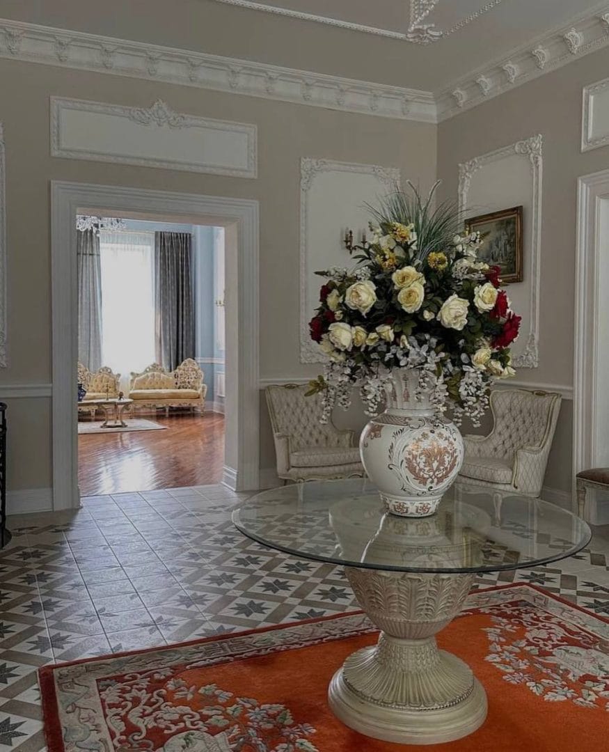 Inside the palace