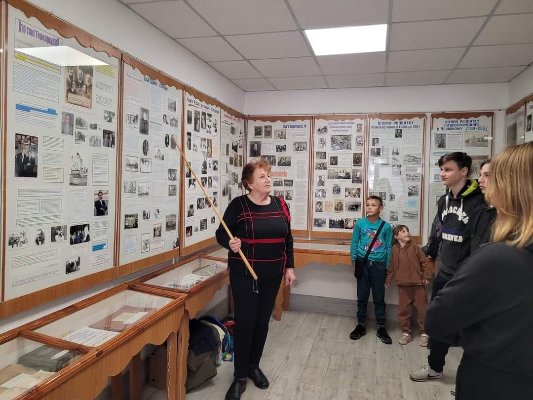 Museum room of the history of the Sugar Factory of the settlement of Chervone
