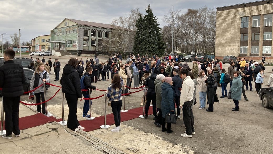 Luxembourg, Luxembourg National Premiere in Blizniuky, Kharkiv Oblast. 5 April 2023.