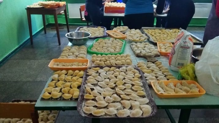 Goodies and candles for the Ukrainian military