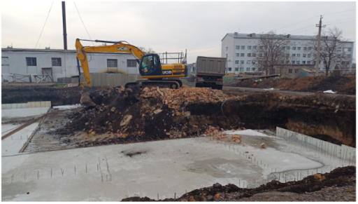 New construction of a dual-purpose protective facility at Arbuzynka Lyceum No. 2, named after Taras Shevchenko