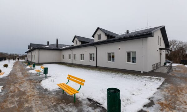 Residential house in the village of Trostianets / source: NEFCO information site