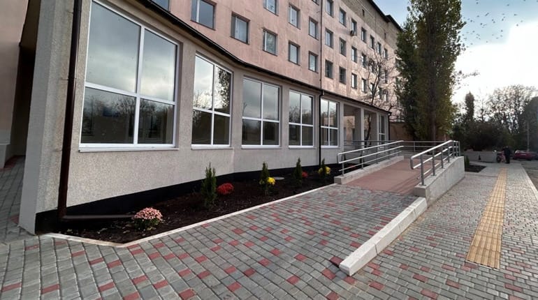 Admission department of the Biliaivka Multidisciplinary Hospital after renovation.