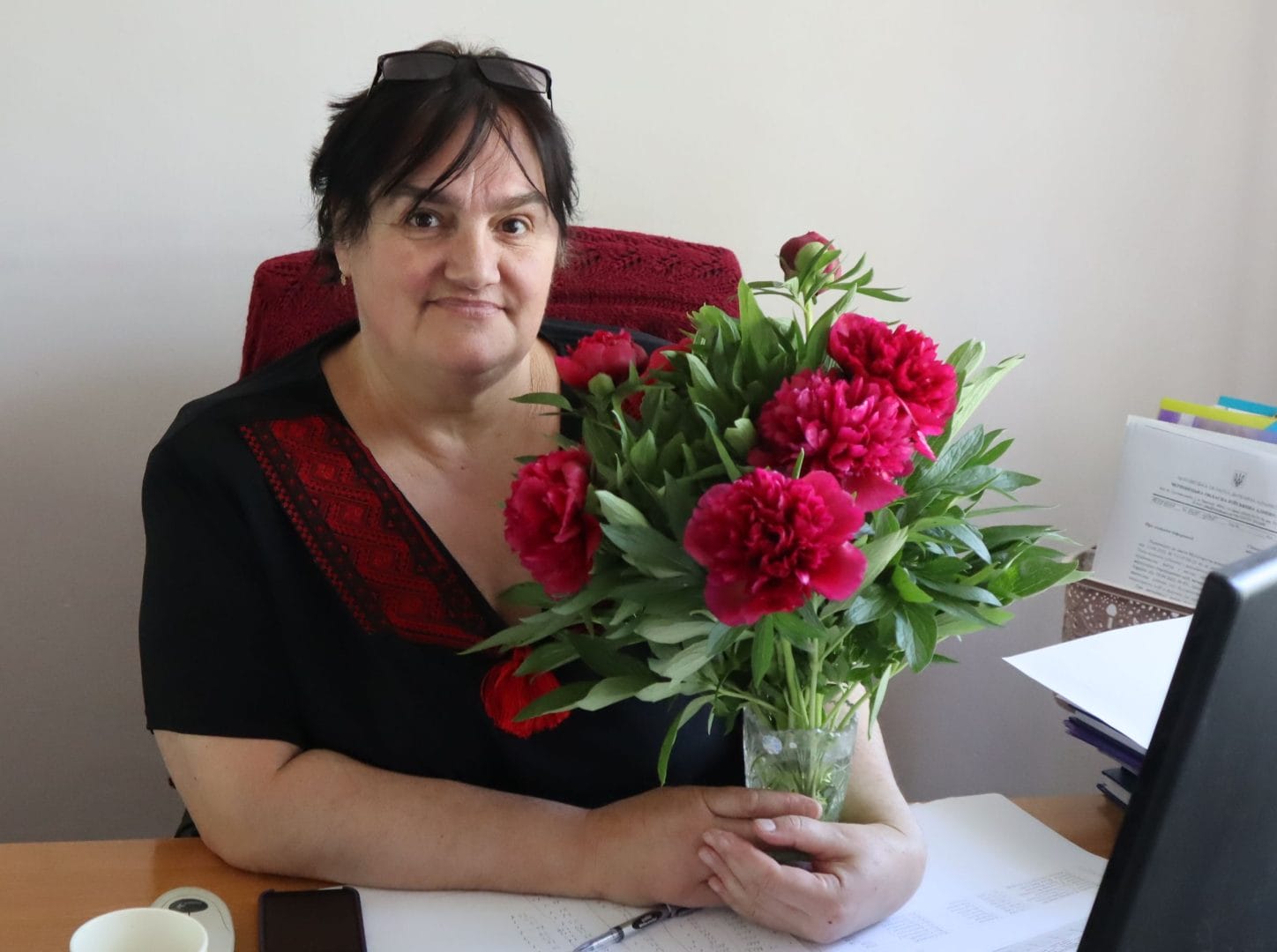 Secretary of the Livyntsi village council, acting head of the community – Alla Sotska