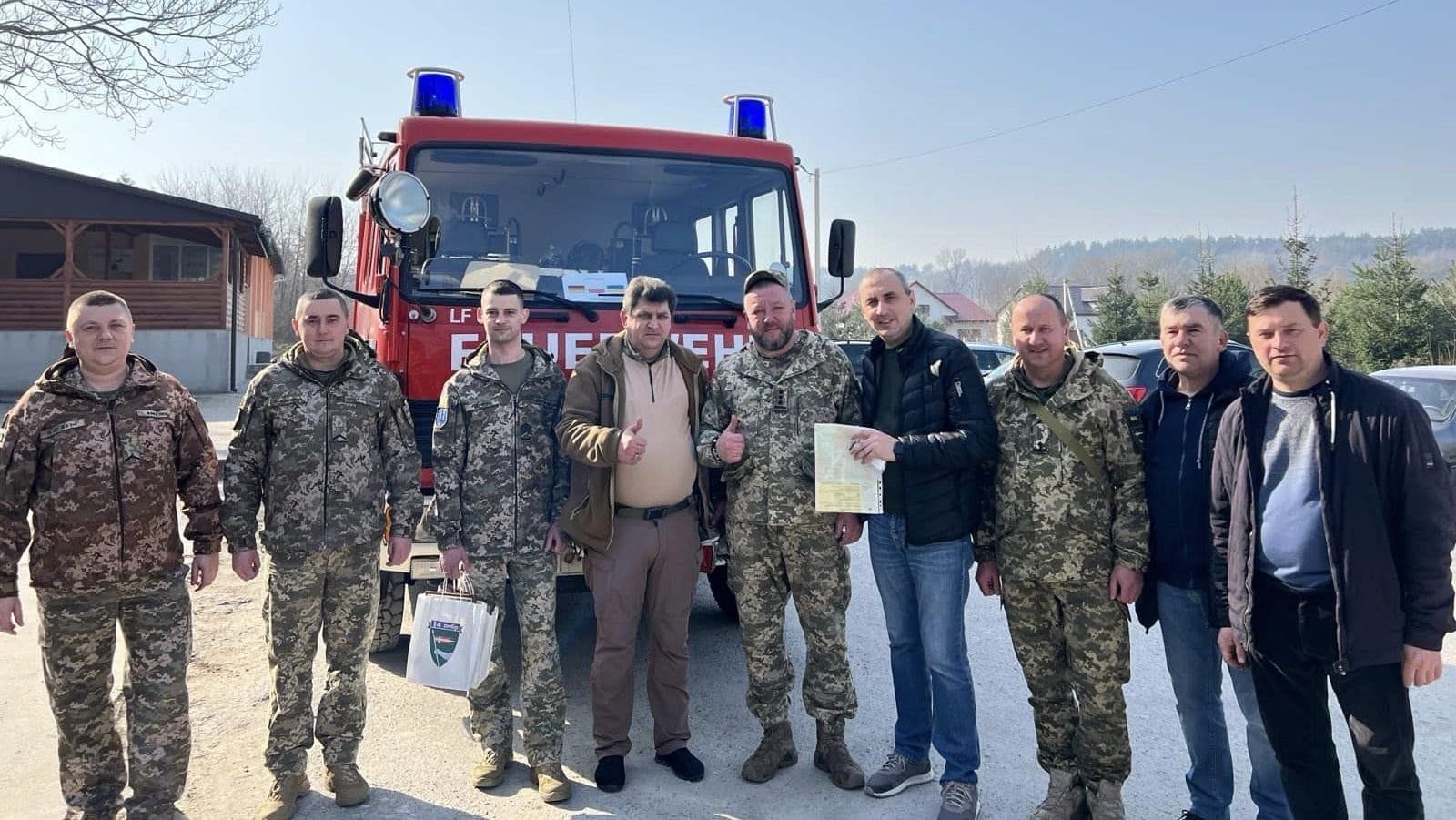 Support of the military / Oleksandra Dzyndra