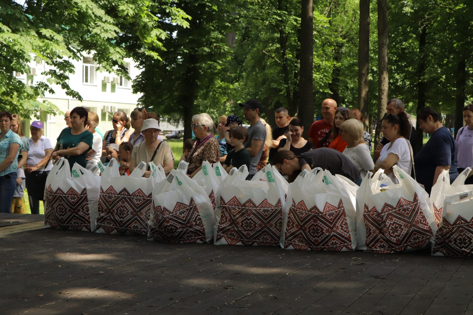 Humanitarian aid distribution