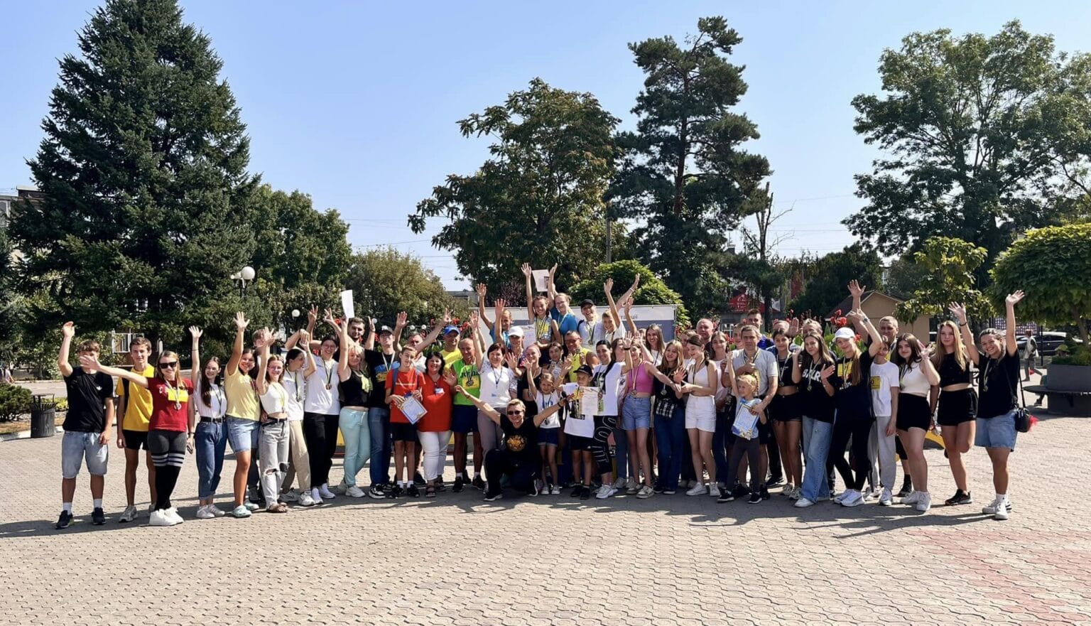 The Burshtyn community joined the nationwide race “I respect warriors, I run for the Heroes of Ukraine”