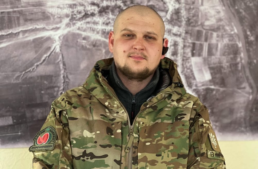 Fedornak Oleksandr collected data on the places where the occupiers' equipment and manpower were concentrated in the Novovorontsovka and neighboring communities and passed it on to the Armed Forces of Ukraine