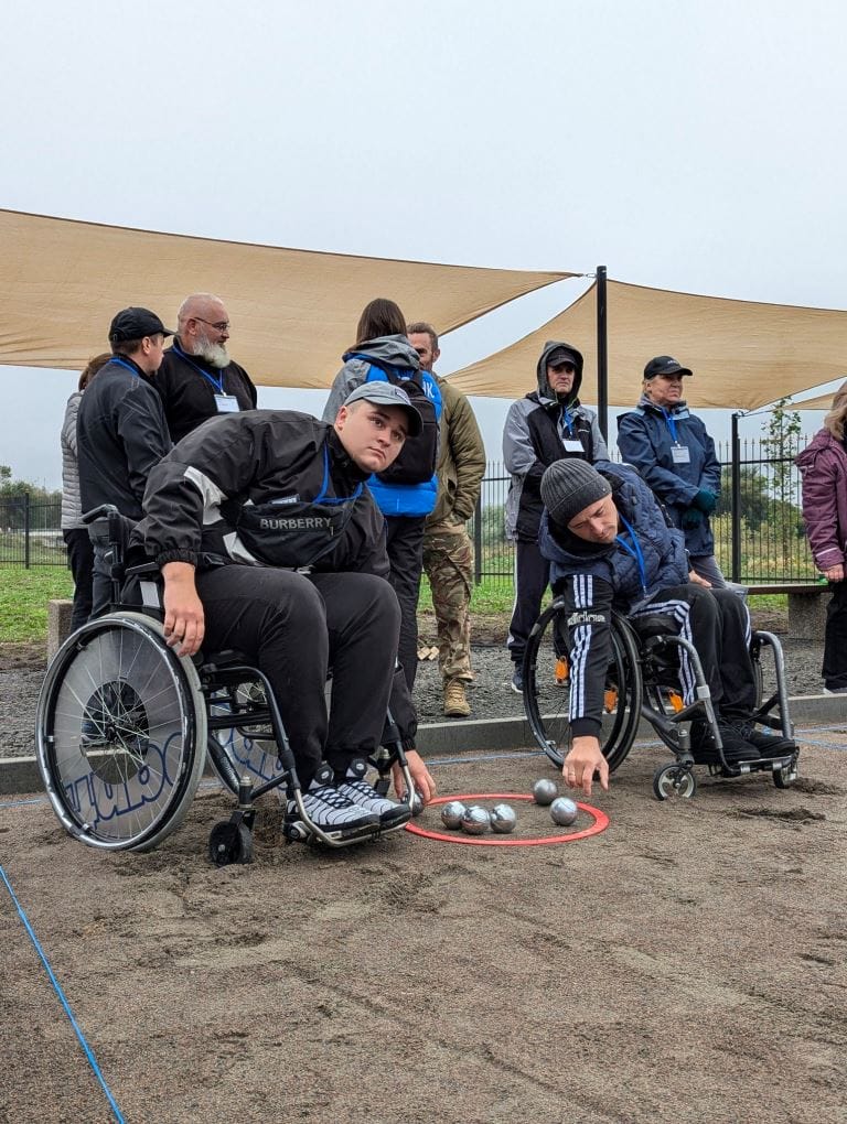 The first petanque tournament for veterans and their families held in Kovel