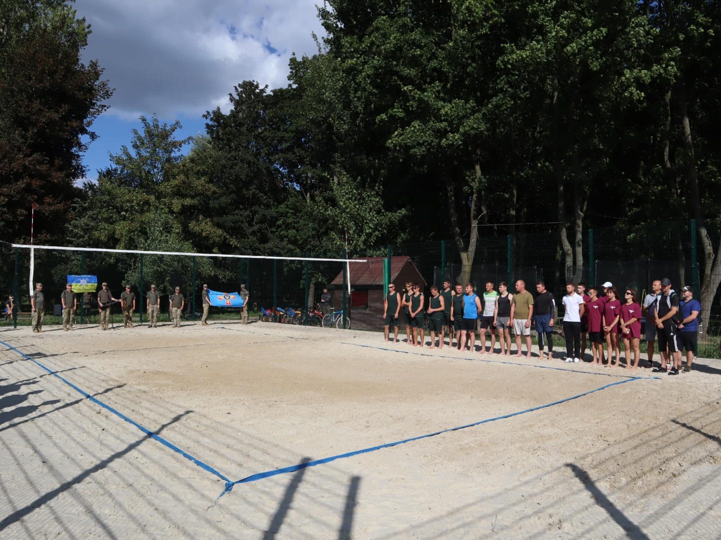 Kolomyia, park volleyball tournament, 2024.