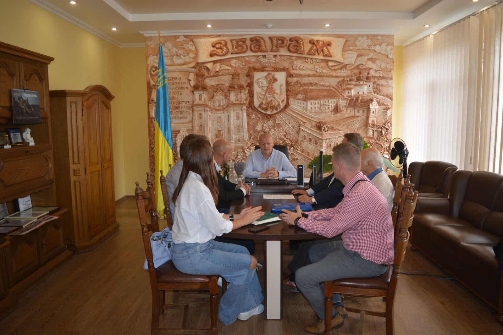 Discussion of areas of cooperation with partners from the Polish town of Tarnobrzeg