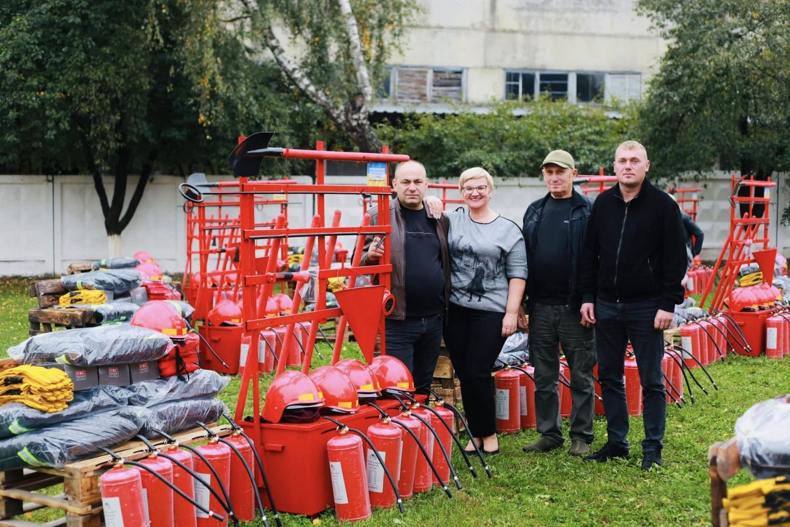 Equipment for fire brigades