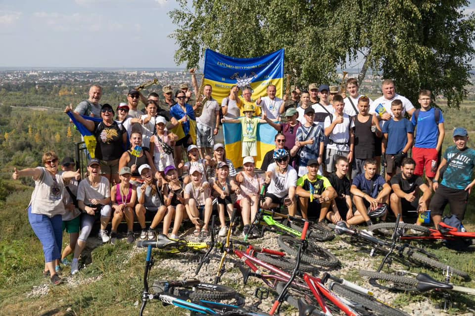Kolomyia Area Bicycle Route in memory of the fallen defenders.