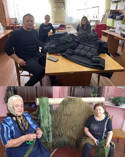 Tailoring of body armour and production of Kikimora camouflage suits