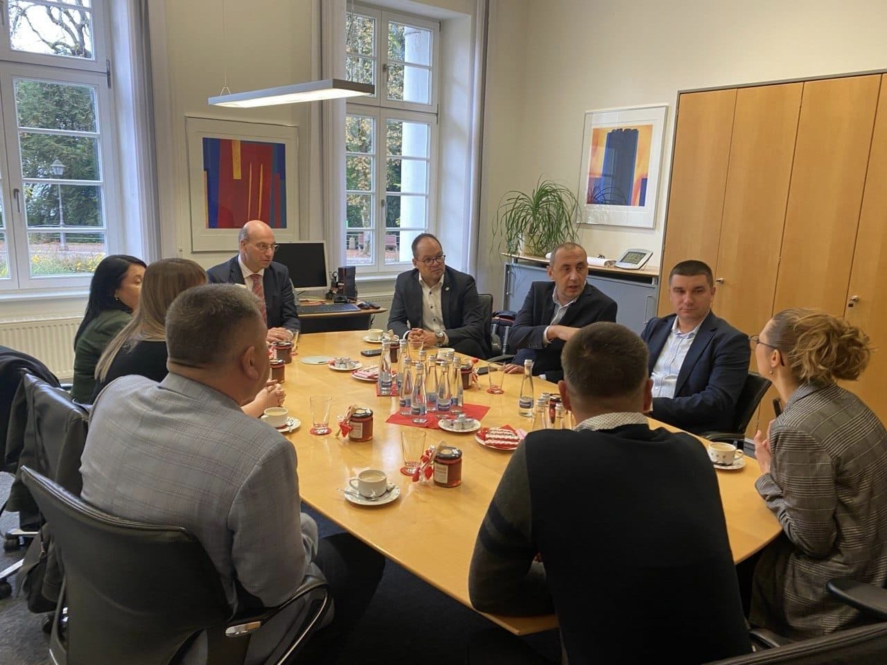Delegation of Trostianets community in Hofstetten / Oleksandra Dzyndra
