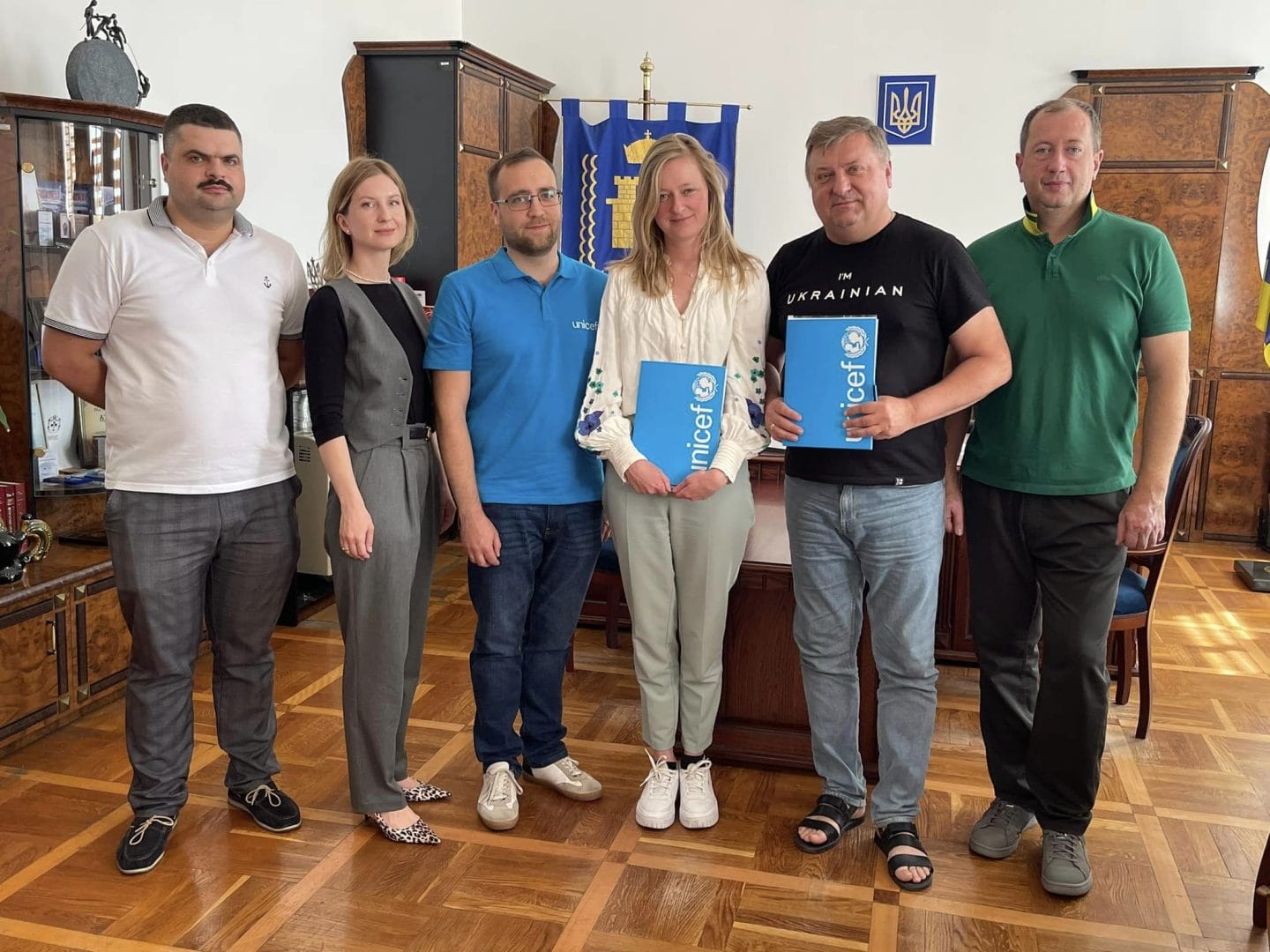 The United Nations Children's Fund (UNICEF) and the Stryi Town Council signed a memorandum of understanding