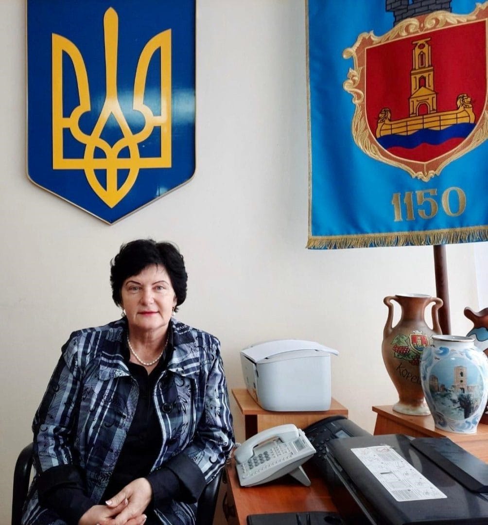 Korets Town Mayor. Photo from the community website
