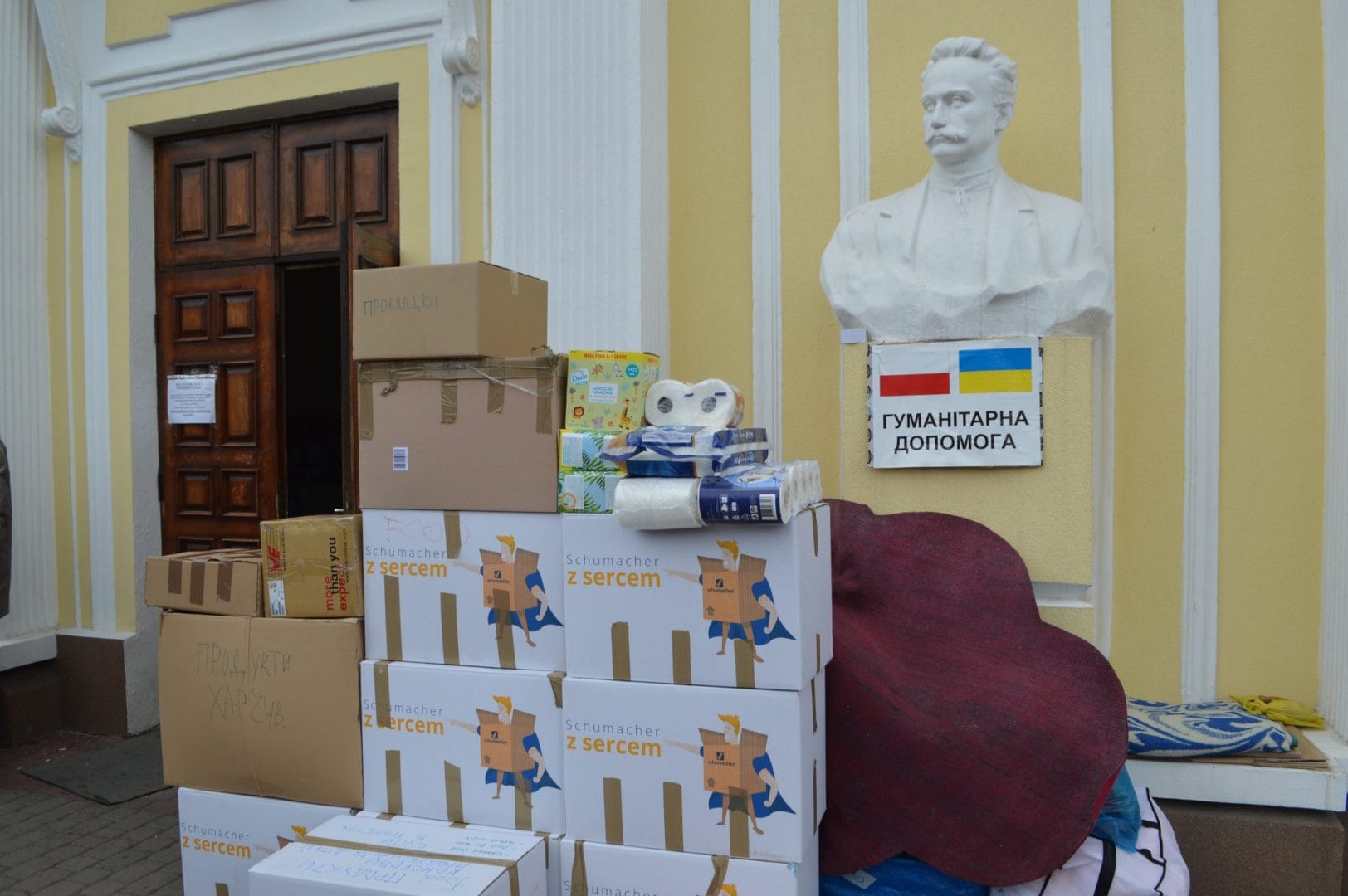Aid from the Kovel partner cities from Germany and Poland