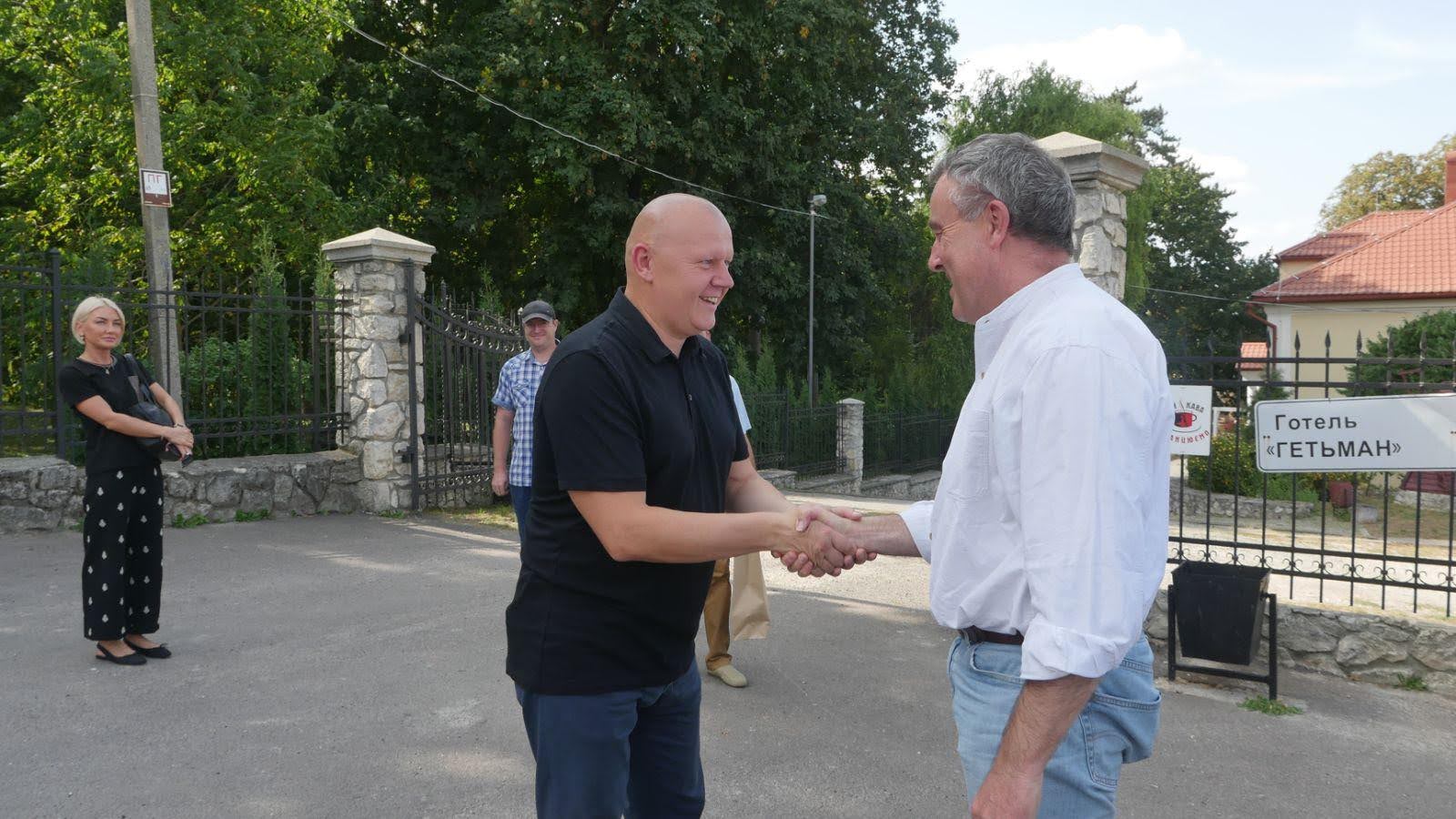 Ambassador Extraordinary and Plenipotentiary of Belgium to Ukraine Luc Jacobs in Zbarazh