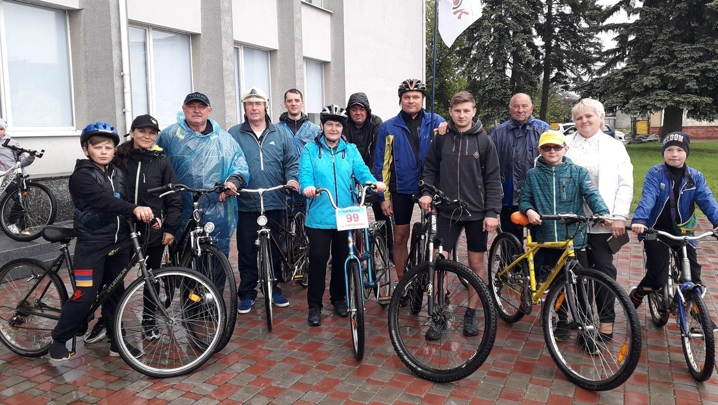 Bike Day in the town of Korets. Photo from the town council website